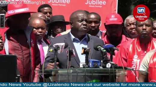 Let Our Party Leader Rest! Stop Dragging Him into Unnecessary Arguments - Matiang'i Defends Uhuru Kenyatta | Uzalendo News