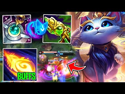 HOW TO PLAY BUFFED HOTFIX YUUMI SUPPORT & CARRY IN SEASON 12 | Yuumi Guide S12 - League Of Legends