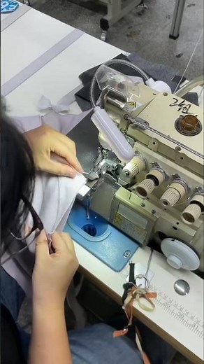 Amazing Pant Back Panel Side Panel & Front Panel Join by Overlock #pant #frontpart #backpart #sewing