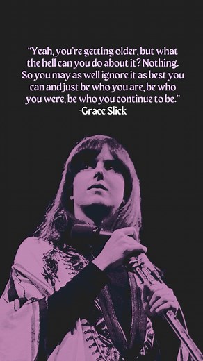 Wise words from the Acid Queen🤘 Photo courtesy of Getty Images. | Jefferson Airplane