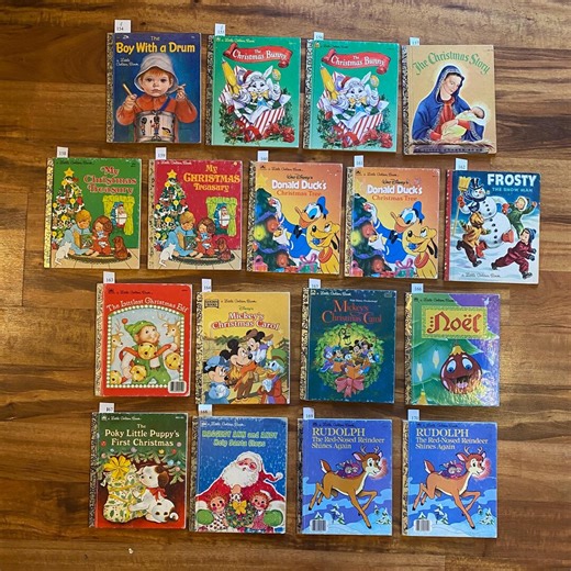 Vintage Christmas Little Golden Books | Retro Holiday Stories & Nostalgic Children's Classics - Etsy