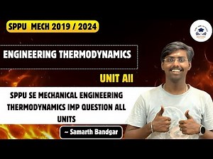 SPPU SE Mechanical | Engineering Thermodynamics IMP Questions | 2019 & 2024 Pattern | All Units