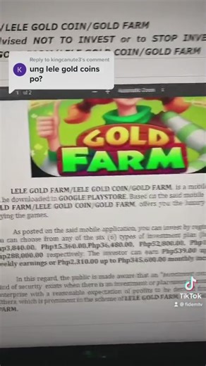 57K views · 301 reactions | #lelegold legit o scam? 樂 #fyp #crypto | Fidem | Facebook