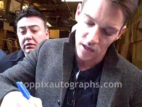 Jonathan Rhys Meyers - Signing Autographs at "Live with Regis & Kelly" in NYC
