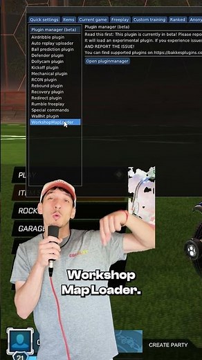 Workshop Maps for Epic Games in 1min - #rocketleague #epicgames #rocketleagueworkshops #rlcoach #rl