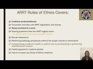 ARRT Code of Ethics for Radiologic Technologists and X-ray Students