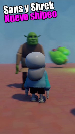 Shrek y Sans se besan increible!!! #TikTokArena #tiktokarena #shrek #memes #meme