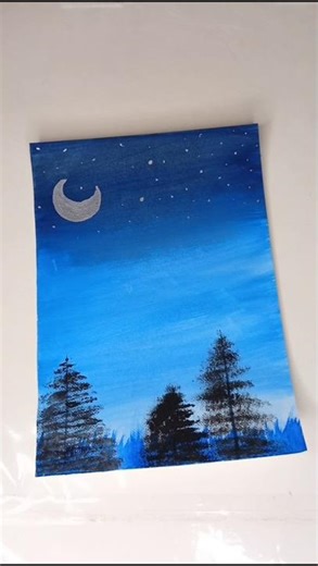 Esay Way Painting Composition #ytshorts #youtubeshorts