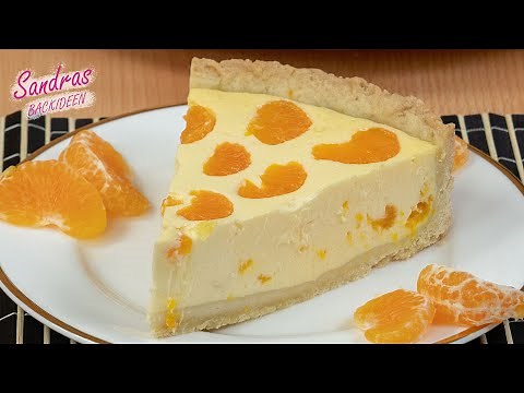 Quark cake with mandarins - Lazy women cake | Cheesecake
