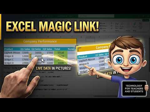 Excel Power Feature: Linked Picture