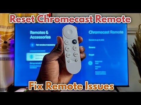 How to Reset Chromecast with Google TV Remote - Fix Remote Issues