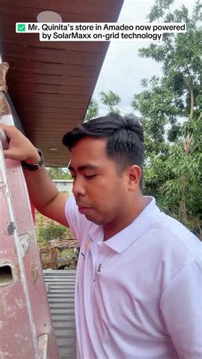 SolarMaxx On-Grid Setup sa Amadeo, Cavite! Naka-install na ang SolarMaxx on-grid system sa store ni Mr. Quinita! Stable na power, mas mababang gastos, at tuloy-tuloy na operasyon kahit sa matataas na kuryente. 📞 0956-844-6572 🌐 www.solarmaxx.ph 📧 solarmaxxcorp@gmail.com #SolarMaxx #OnGridSystem #SmartPower #CleanEnergy | SOLARMAXX CORP.