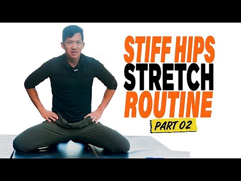 Stiff Hip Stretching Follow Along 2 - Strength and Stretches for Hip Mobility