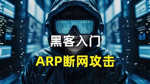最适合入门的黑客教程：ARP断网攻击（计算机/网络安全/黑客技术）