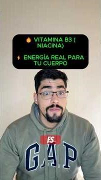 ⚡️ La vitamina que produce TU energía (y nadie te explica)