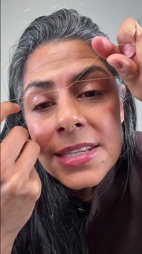 The best tutorial for threading! DIY hair removal with a thread