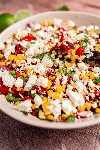 Sweet and Smoky Charred Corn Salad