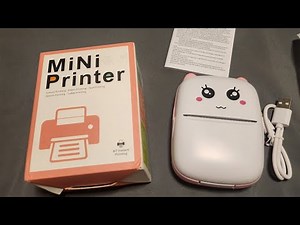 Printing shipping labels with a mini thermal printer