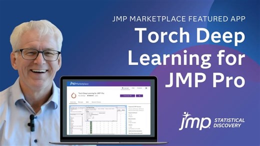 Torch Deep Learning Add-In for JMP Pro | Matt Boron
