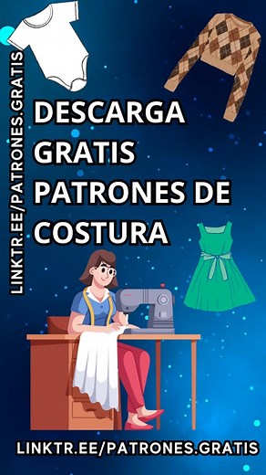 Descarga miles de patrones y moldes de costura para imprimir en PDF. GRATIS. 🆓 Clic aquí ⬇👇⬇👇 ✅ https://linktr.ee/patrones.gratis ¡Atención amantes de la costura! ¿Estás buscando patrones de costura gratis? ¡Tenemos buenas noticias para ti! En nuestra página web, podrás encontrar una gran variedad de patrones de costura gratuitos para todos los niveles y gustos. Nuestros patrones de costura incluyen desde ropa para bebés y niños, hasta ropa de mujer y hombre. Además, nuestros patrones son muy