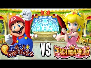 Mario Super Sluggers - Team Mario Vs. Team Peach