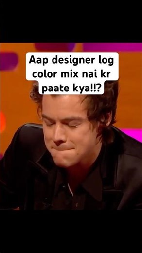 Design me color mix ni hota kya!!??