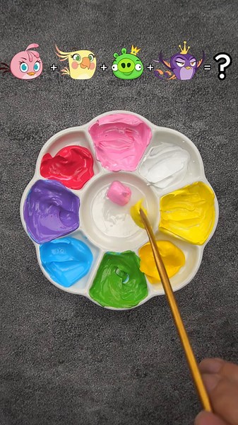 Angry Birds Color Mixing Recipes Explained