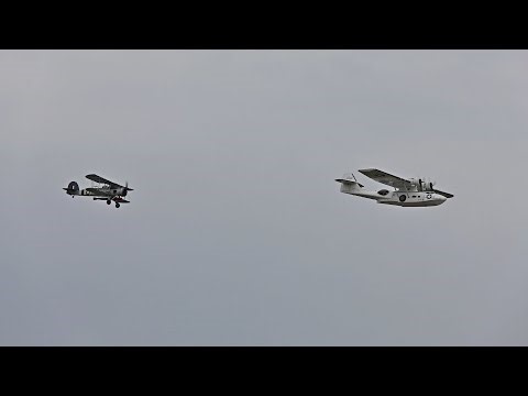 Duxford, September 2025: PBY-5A Catalina 'Miss Pick Up,' and Fairey Swordfish