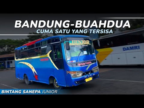Unique Route of the Only Medium Bus in Cicaheum 👍🏻 Bintang Sanepa Trip Bandung - Sumedang - Buah Dua