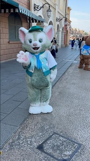 【ディズニー】ハッピーエントリー向けグリーティングのジェラトーニがただただ可愛い#ディズニー#ディズニーシー#ジェラトーニ#ダッフィー