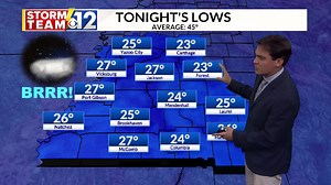 12:00 PM Monday Weather Update