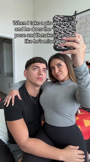 No Smile Pose: When Boyfriends Refuse to Smile in Pictures