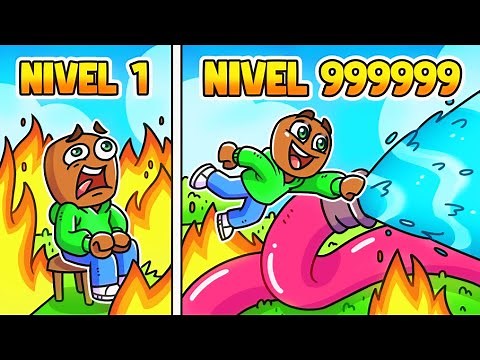 ¡Pasé de BOMBERO NOOB al MÁS PRO de Roblox! 🔥💧