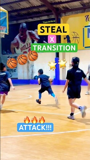 STEAL x TRANSITION 🔥 How to score in Basketball #ballislife #hooper