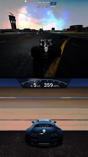 Extreme Car Driving Simulator BAC Mono VS Veyron in Ultimate Car Driving Simulator #youtubeshorts