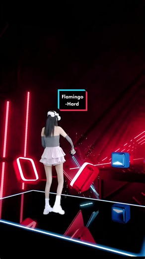 Flamingo.Mode:hard,plz give me a red heart and share to your friends if you like❤️❤️ #beatsaber #vrgame #gaming #follow4more #viral #foryou