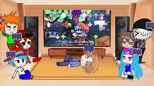 Fnf react to The Soft Mod V2! (Gacha reaction)