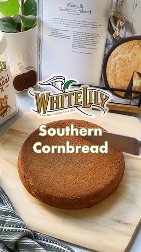 Follow along while we make our Southern Cornbread from our reprinted White Lily cookbook! 😋 #fyp #bakingtiktok #foodtok #cornbread #southernfood