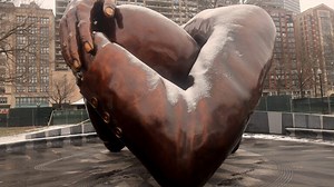 Photos: ‘The Embrace,’ a memorial to Martin Luther King Jr. and Coretta Scott King, celebrated on Boston Common