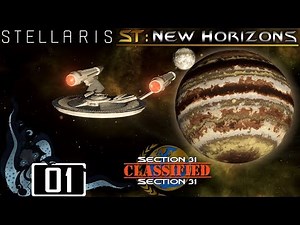 The 1st Enterprise - Stellaris: Star Trek: New Horizons - United Earth - #01 - Let's Play Gameplay