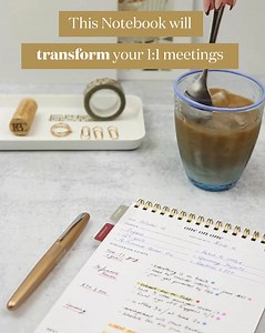 "My meetings went from hectic and stressful to relaxed and insightful!" ⭐⭐⭐⭐⭐ This simple but powerful tool has all of the essential elements that will keep your meetings on track and worth the time. https://inkandvolt.com/pages/one-on-one-notepad - | Ink Volt