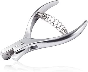 4 Inch Pattern Notcher Designer Tailor Sewing Pliers 2mm Cut Width Sewing Pattern Notch Cutter Pattern Making Tools for Marking Sloper Paper Pattern Cardboard Oak Tag Fabric Tailor Sewing