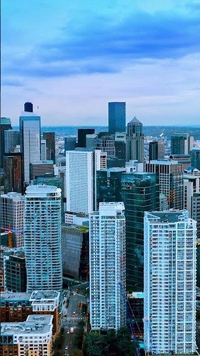 Seattle USA 🇺🇸 In 60FPS Washington's Emerald City