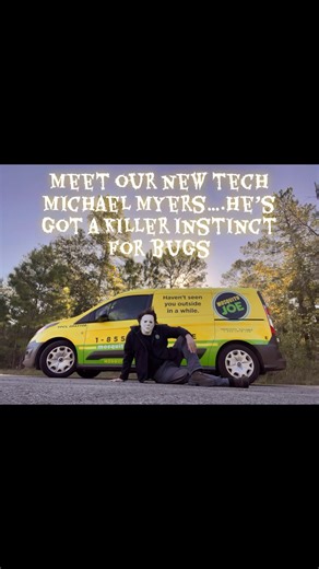 We hired a new technician for #Halloween this year. Silent…methodical…and always gets the job done…the bugs don’t stand a chance! Call us today to set up your home pest defense service! #MosquitoJoe #PestControl #OutsideIsFunAgain | Mosquito Joe of NW Houston & S Brazos Valley