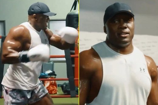 WWE legend Bobby Lashley looks jacked as he trains for new career in boxing at 48 years old