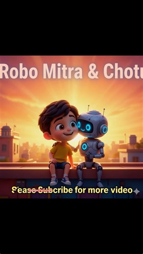 Robot Mitra & Chotu – Heart Touching 3D Story ❤️🤖” #animation #viral #shortsfeed #dashrobot #robot