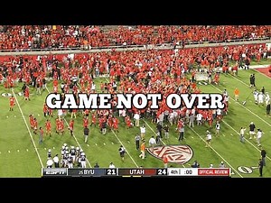 Rushing the Field Too Early in College Football