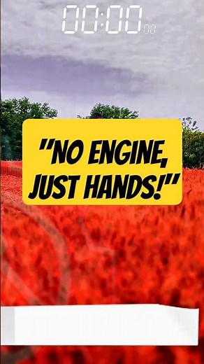 Traditional Hand Hay Rake – Efficient Grain Gathering Tool for Small Farms