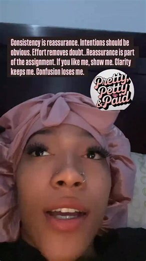 Pretty.Petty.Paid on Instagram: "I’m not gonna lie—I’m the type that pays attention to energy. Not words. Not promises. Energy. If I start feeling distance, inconsistency, or confusion, I don’t chase clarity—I prepare to detach. PPP Confessions is where women stop apologizing for needing intentional love. Reassurance isn’t insecurity—it’s consistency. It’s effort. It’s someone showing up in a way that leaves no room for doubt. When a man truly values you, you won’t have to guess. You won’t have
