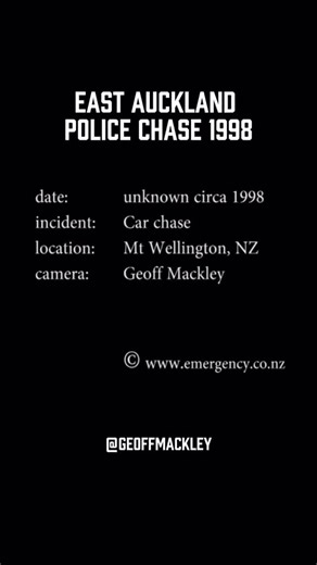 6.1K views · 246 reactions | Classic chase from the late 90s #nz #newzealand #police #paruas | Paru As | Facebook
